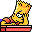 Bart embarrassed icon